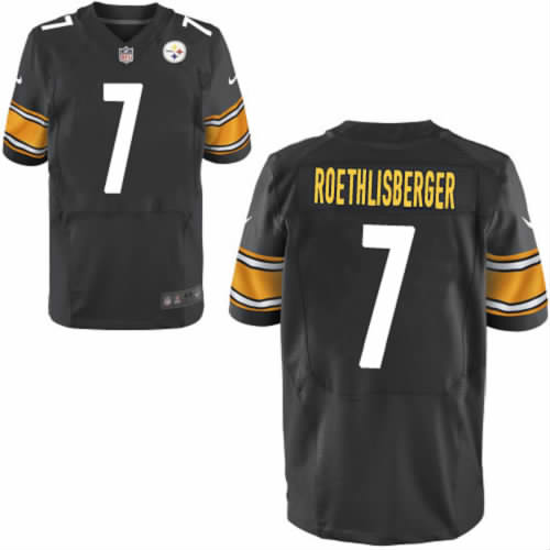 Black Mens Ben Roethlisberger Jersey